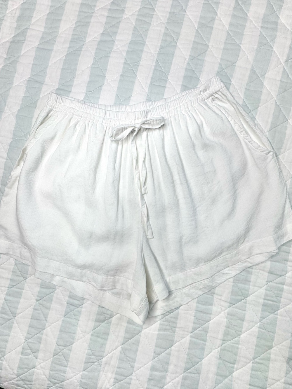 Piyama Heidi Lyocell Linen Two Piece Lounge Pajama Set Coconut Size M - Picture 7 of 16